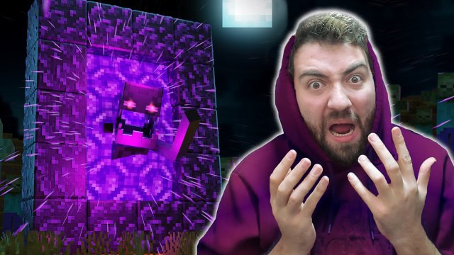 BÜYÜK SIR NETHERDEKİ YARATIK | GERÇEK HAYATTA MİNECRAFT | Minecraft RTX Survival #7 | Han Kanal