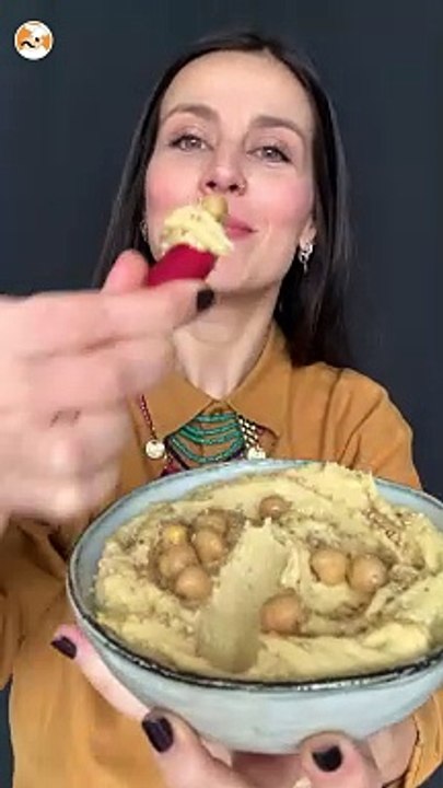 Hummus mit kandierter zitrone für noch feinere aromen