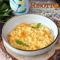 Risotto mit kürbis, ein delikater und perfekter erster gang für den herbst