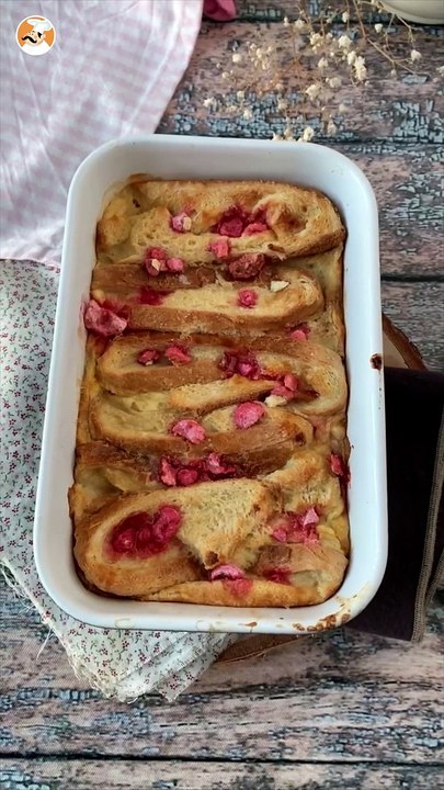 French toast im ofen, rosa pralinenbelag, ultra-gourmet-rezept