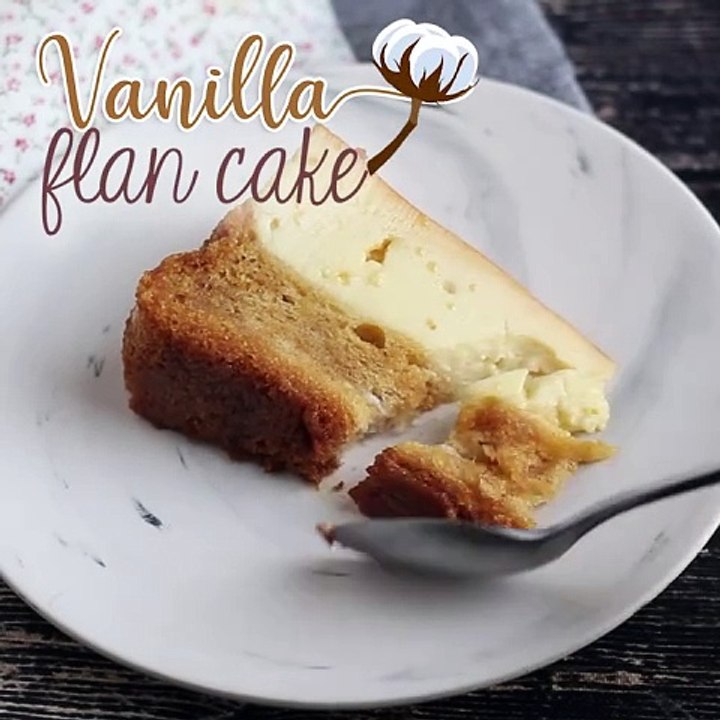 Vanilla flan cake