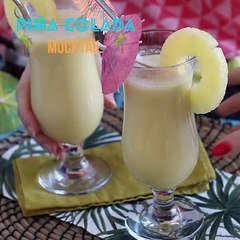 Quick non-alcoholic piña colada