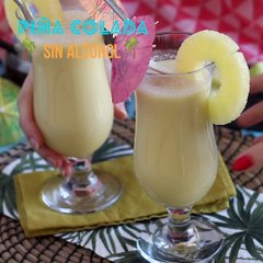 Piña colada sin alcohol, receta rápida