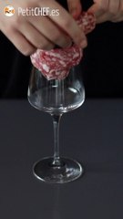 Cómo hacer una tabla de embutidos. tutorial para hacer flor de salchichón