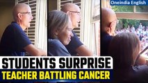 U.S: Watch Heartwarming Video of 400 Students Singing for Teacher Battling With Cancer | Oneindia