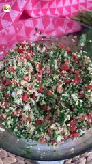 Tabulé libanês, salada fácil e muito refrescante