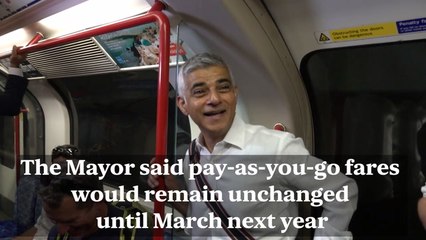 Sadiq Khan Has Announced A Freeze In Most Bus And Tube Fares