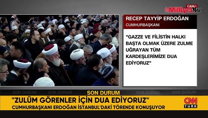 Cumhurbaşkanı Erdoğan: Hadis alanında 2 projeyi tamamladık, gururluyuz