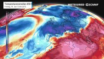 Der Winter geht! In der Höhe werden die Luftmassen bis Montag deutlich wärmer!