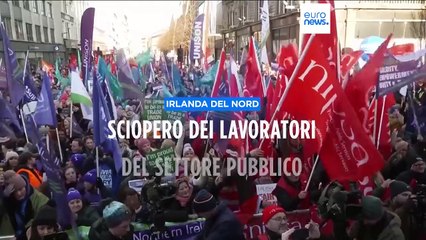 Irlanda del Nord: maxi sciopero dei lavoratori del settore pubblico