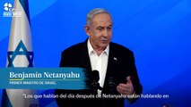 Netanyahu se niega a un Estado Palestino que no garantice la seguridad de Israel