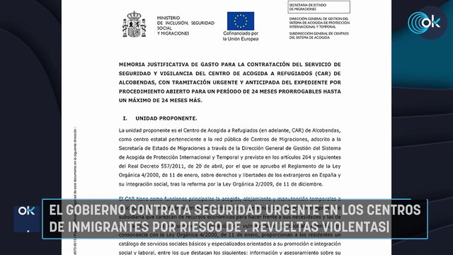 El Gobierno contrata seguridad urgente en los centros de inmigrantes por riesgo de «revueltas violentas»