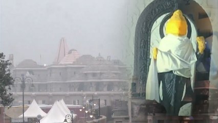 অযোধ্যায় মন্দিরের গর্ভগৃহে রামলালা, দেখুন প্রথম ঝলক  | Oneindia Bengali