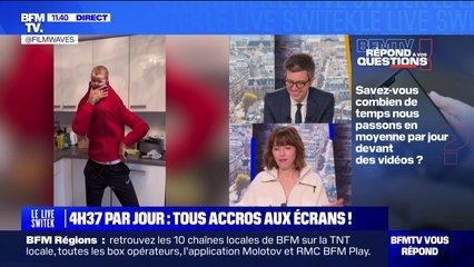 Combien de temps passe-t-on en moyenne par jour devant des vidéos? BFMTV répond à vos questions
