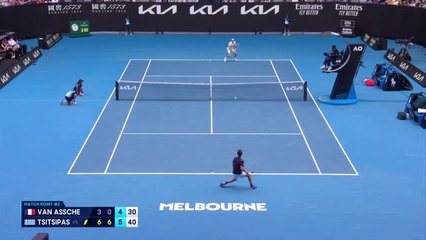 Open d'Australie - Tsitsipas trop fort pour Van Assche