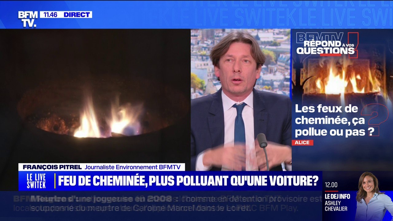 Les feux de cheminée sont-ils plus polluants qu'une voiture? BFMTV répond à vos questions