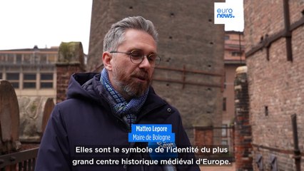 Italie : début des travaux de sécurisation de la tour Garisenda à Bologne