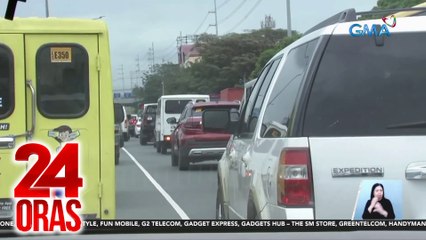 Pagbigat ng daloy ng trapiko, naranasan sa ilang bahagi ng NLEX-North bound | 24 Oras