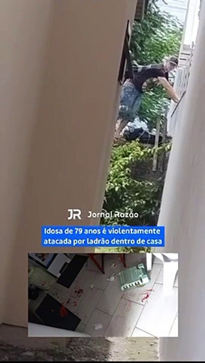 Idosa de 79 anos é violentamente atacada por ladrão dentro de casa