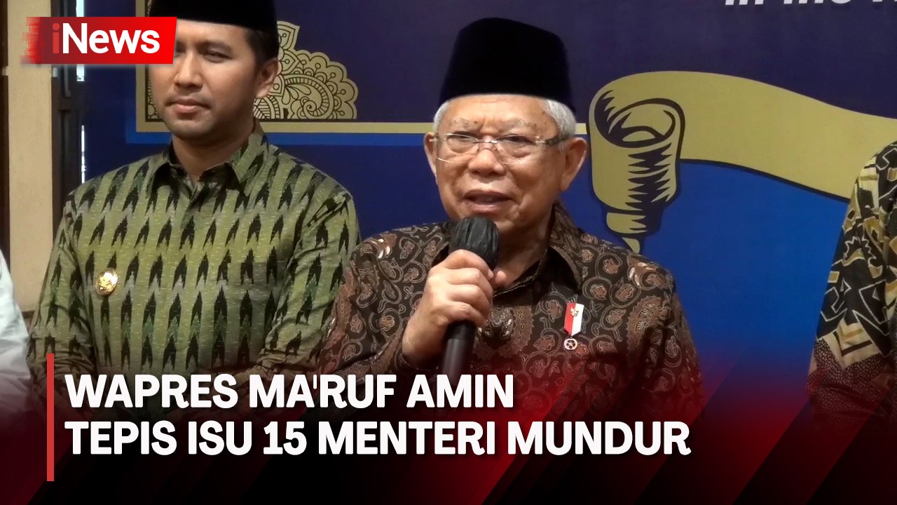 15 Menteri Dikabarkan Mundur, Wapres: Rapat Kabinet Masih Berjalan Baik