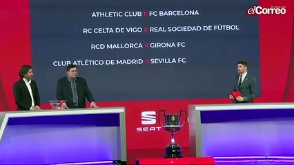 Athletic-Barça, Celta-Real Sociedad, Mallorca-Girona y Atlético-Sevilla, cruces de Copa