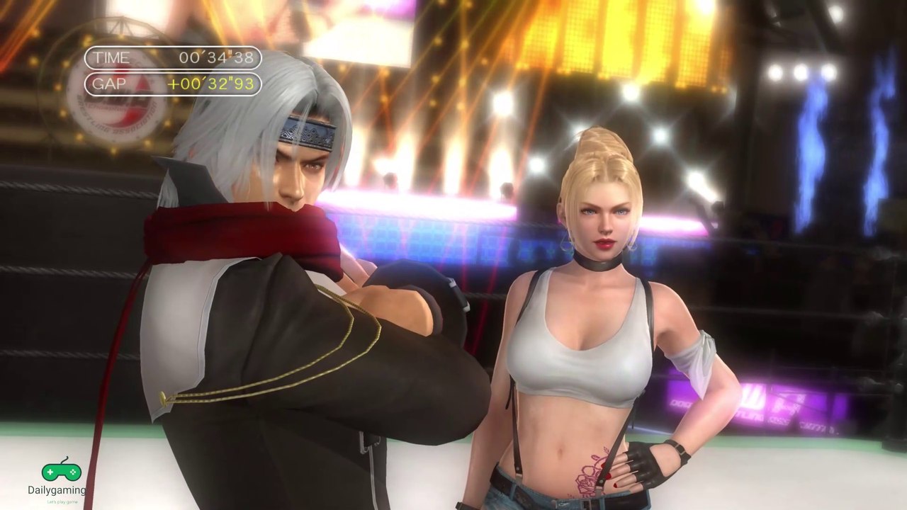TAG TEAM HAYATE AND RACHEL DEAD OR ALIVE 5 4K 60 FPS GAMEPLAY