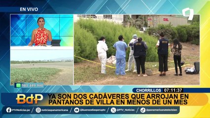 Скачать видео: Vecinos de Chorrillos están atemorizados: ya son dos cadáveres que arrojan en Pantanos de Villa en menos de un mes