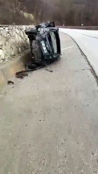 Sinop Boyabat yolunda kaza 2 yaralı