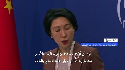 الصين تدعو إلى وضع حد ل"مضايقة" السفن في البحر الأحمر