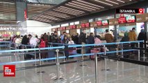 İstanbul Havalimanı’nda ara tatili yoğunluğu