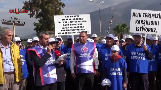 Savunma işçileri meydanlara indi! Harb-İş Sendikası hükümetten emekçilerin haklarını istedi