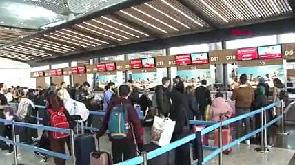İstanbul Havalimanı'nda sömestir yoğunluğu