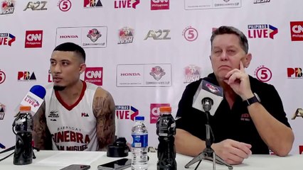 Interview with Best Player Jamie Malonzo and Coach Tim Cone [Jan. 19, 2024]