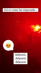 Así vivieron los jugadores del Atleti el recibimiento al bus