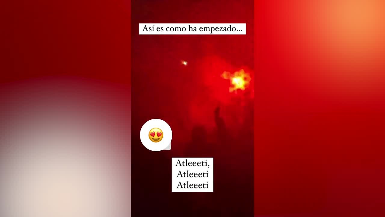 Así vivieron los jugadores del Atleti desde el bus el recibimiento de la afición