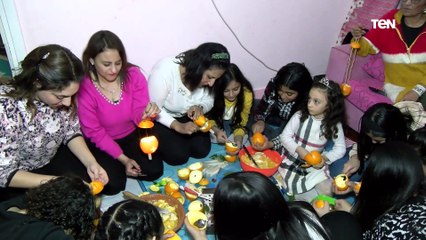 بالقصب والقلقاس والبرتقال.. شاهد المسيحيين يحتفلون بعيد الغطاس