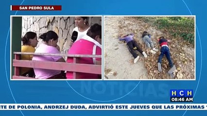 Justicia, exigen familiares de los tres jóvenes masacrados en Yoro