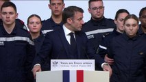 Vœux aux armées: le discours d'Emmanuel Macron interrompu par le malaise d'une militaire