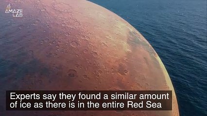 Enormous Ice Deposit the Size of the Red Sea Discovered On Mars