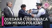 Se quedará Cuernavaca con menos policías; no aprobaron exámenes ni la preparatoria