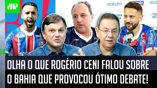 EXAGEROU OU NÃO? Pra mim, ISSO que o Rogério Ceni FALOU sobre o Bahia foi... OLHA ESSE DEBATE!