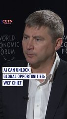 AI can unlock global opportunities: WEF chief