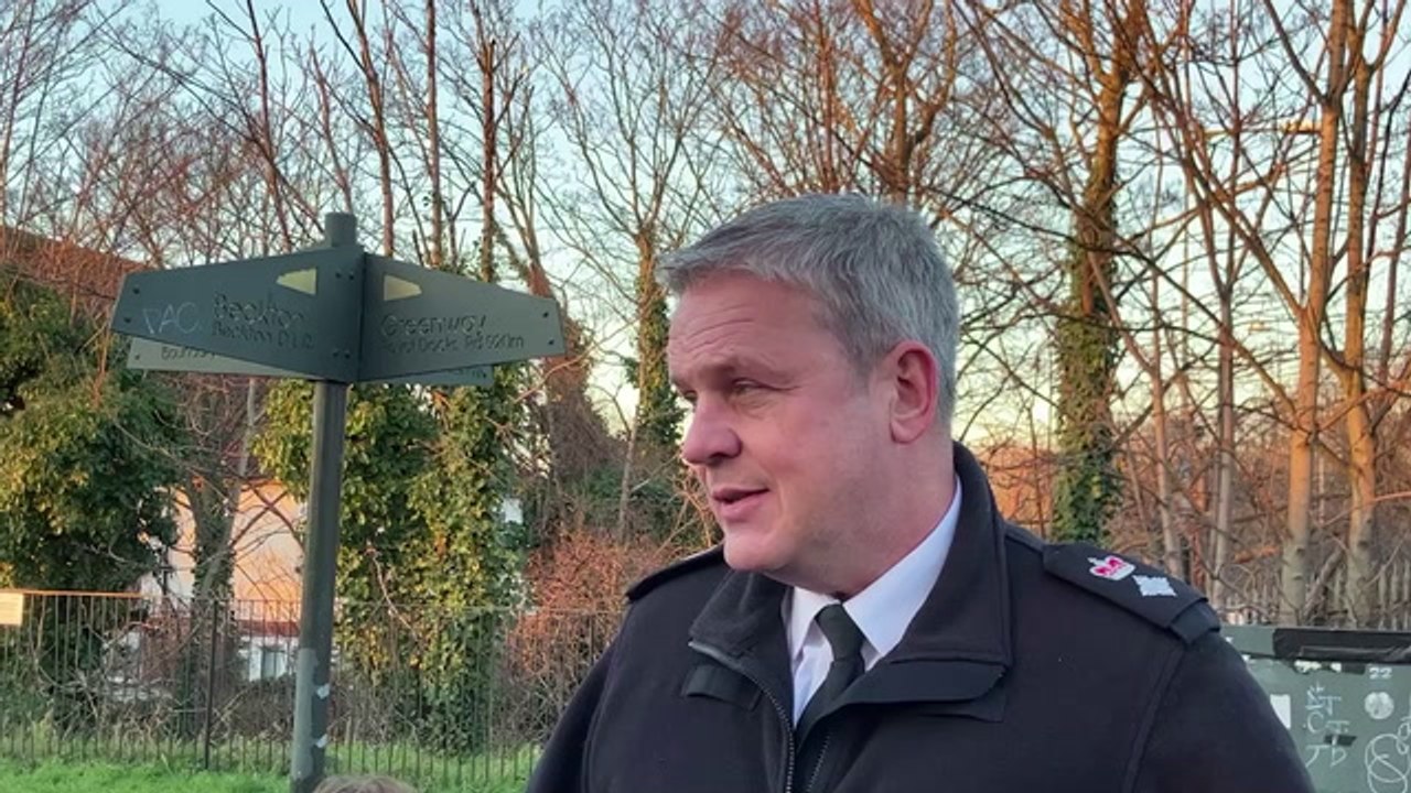 Chief Superintendent Simon Crick Says Baby Found In East  London Park Has Been Named  'Temporarily Named Elsa'