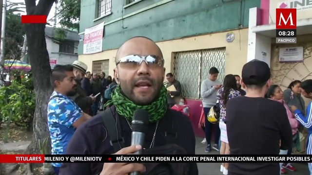 Largas filas en módulos del INE en CdMx para actualizar credenciales