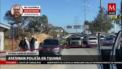 Asesinan a policía municipal de Tijuana mientras estaba fuera de servicio