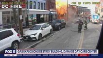 Fireball gas explosion throws debris at passerby in DC