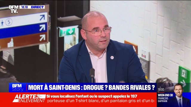 Adolescent tué à Saint-Denis: On a une jeunesse qui a perdu tous les repères de la société et qui bascule dans la violence extrême , affirme Axel Ronde (porte-parole de CFTC Police)