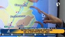 Fenómeno El Niño: detectan 81 zonas críticas en 14 distritos de Lima metropolitana