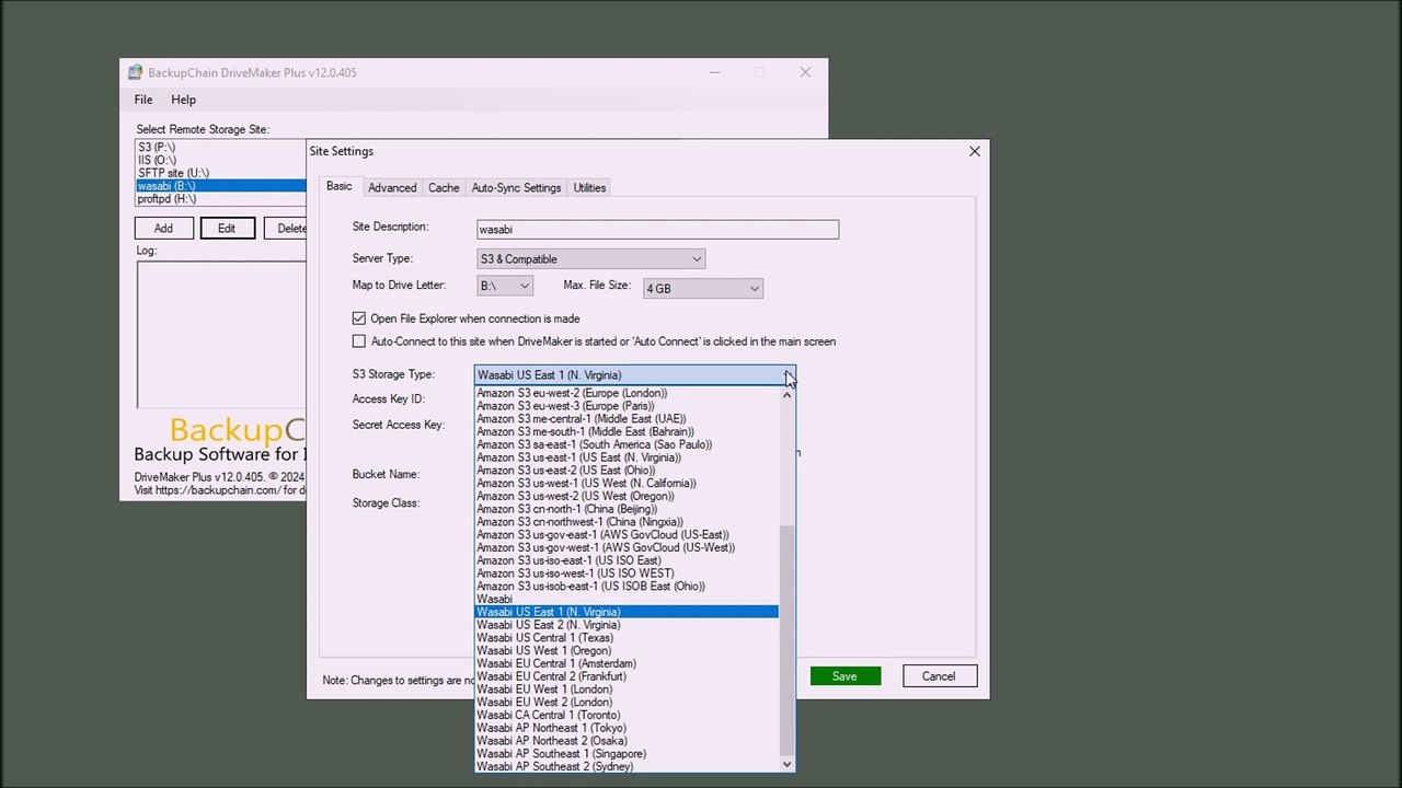 Mount Wasabi as a Network Drive with Drive Letter in Windows