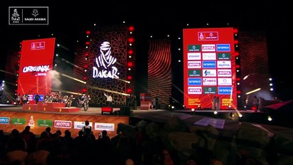Podium ceremony - Dakar 2024